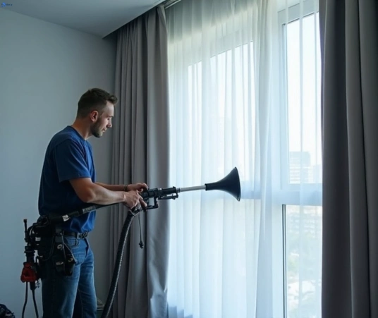 Professional drapes cleaning process tools Matty Curtain Cleaning belgrave-south-vic